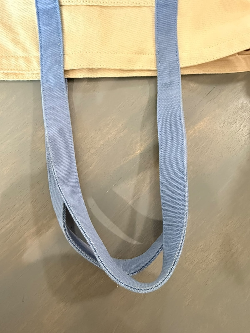 Ralph Lauren Beige & Blue Polo Bear Canvas Tote - Picture 4 of 9